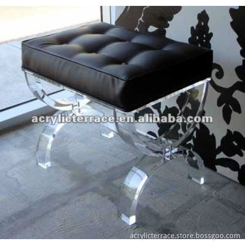 Acrylic plexiglass bench
